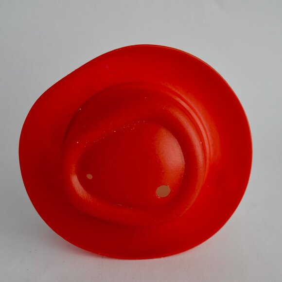 1958 Peanuts Snoopy Cowboy Plastic with Cover Straw Hole Vintage - Picture 5 of 7